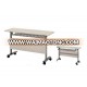 Office Economical Wood training table with wheels for Meeting and Lecture