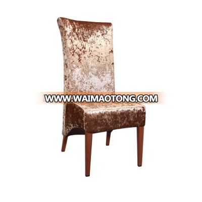 Banquet Chair imitation wooden chair velvet chair